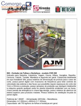 Cortador de hortalias industrial 750 kg AJM